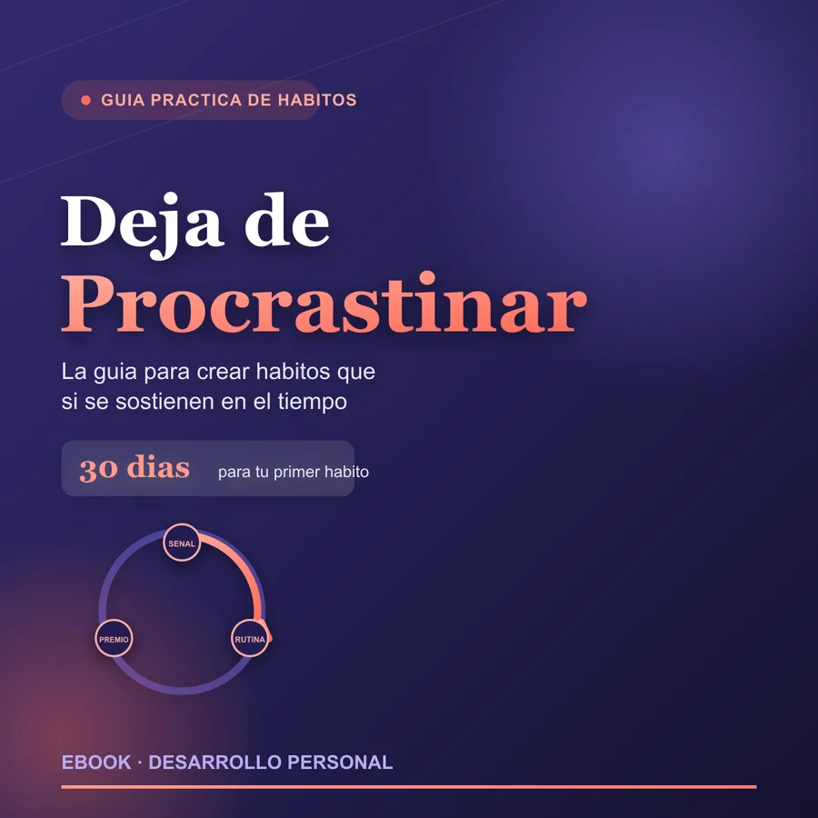 Portada del libro Deja de Procrastinar